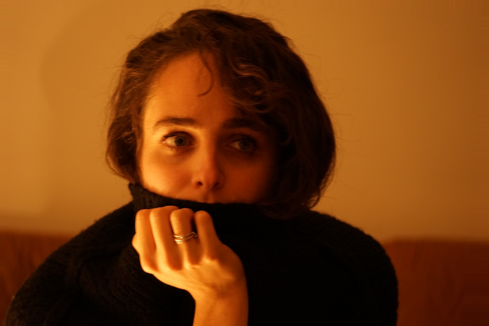 Avant : la lumière ambiante